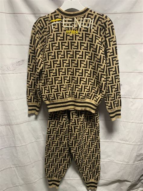 fendi sweatpants women|fendi sweat suit for women.